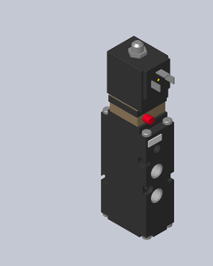 Solenoid valve 6519 - 5/2 ways 1/4" 230V/50Hz